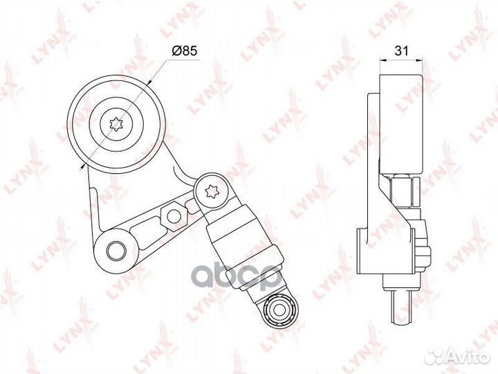 Натяжитель ремня навесного оборудования PT3083