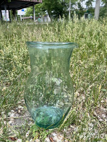 Стеклянная крынка