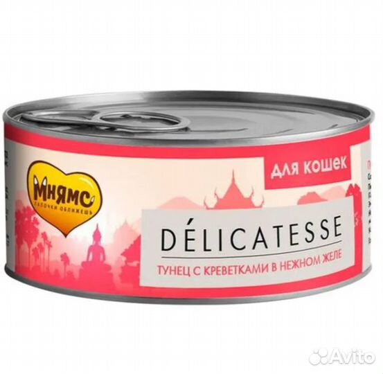 Мнямс Delicatesse влажный дополнительный корм для