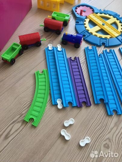Детская игрушка конструктор «железная дорога»