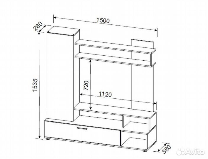 Гостиная 1,5 Ромбус