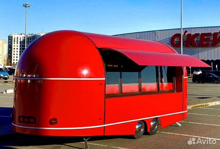 Торговый прицеп, мобильная лавка, фудтрак