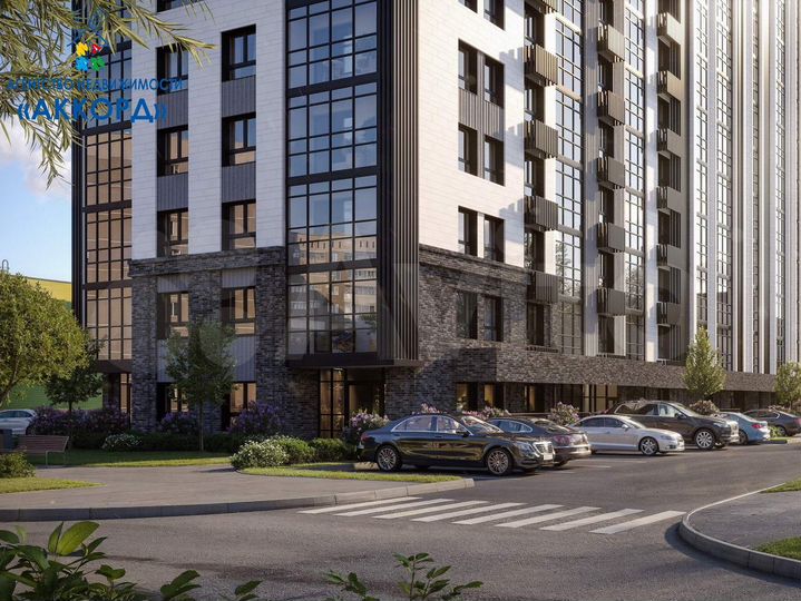 2-к. квартира, 77,6 м², 2/18 эт.