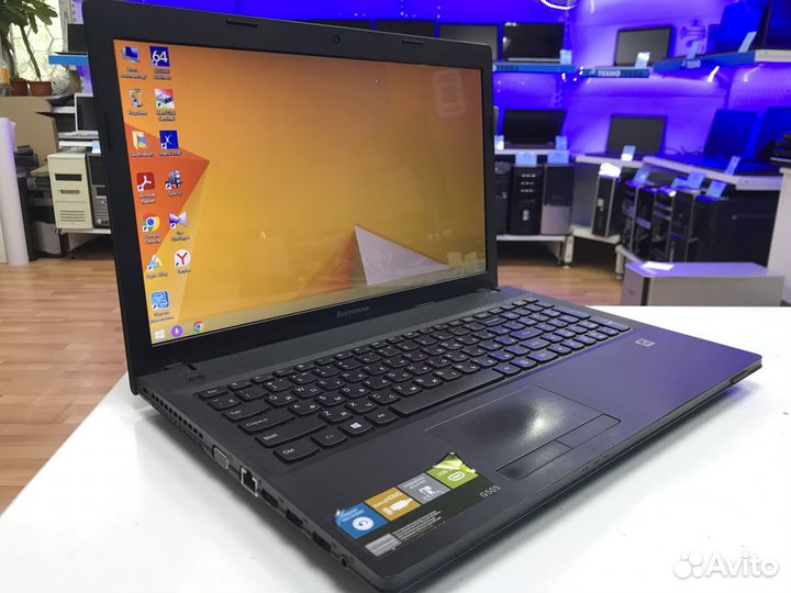 Ноутбук Lenovo 2 ядра 4гб 500гб видеокарта 1гб