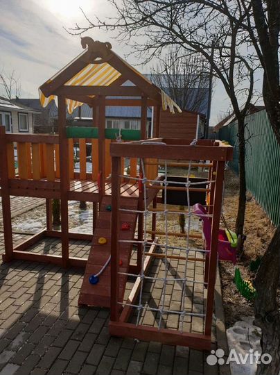 Детский домик с крышей Савушка Baby play 15