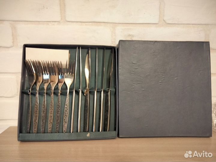 Винтаж. Набор столовых приборов СССР новый