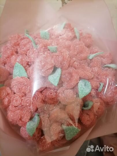 Съедобные букет из мармелада