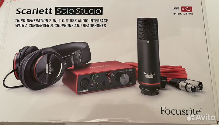 Наушники и микрофон Scarlett