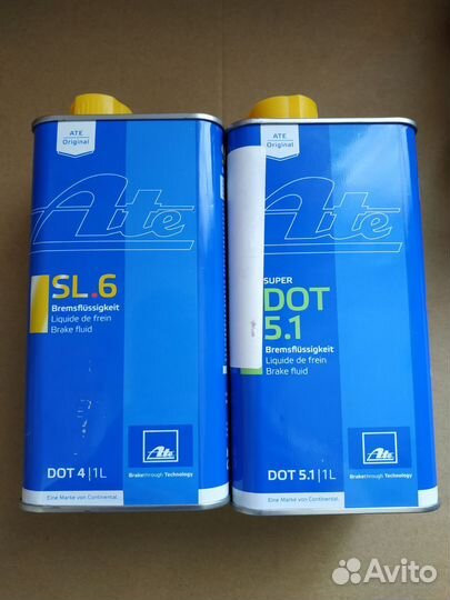 Тормозная жидкость ATE DOT 5.1 SL.6 DOT4 1л DE