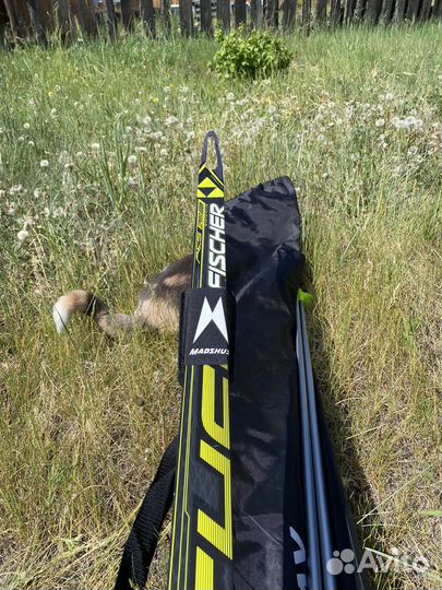 Лыжи беговые fisher коньковые
