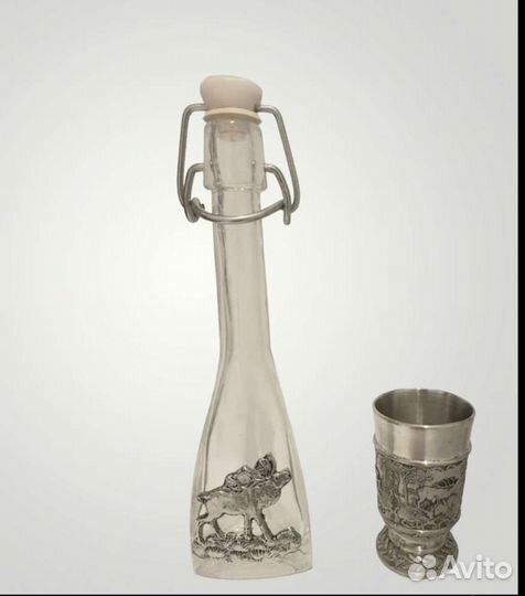 Графин стопка олово Германия SKS Zin 95