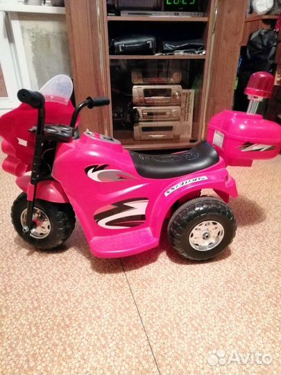 Детский электромобиль мотоцикл бу
