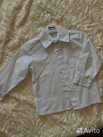 Рубашка белая новая 92 р