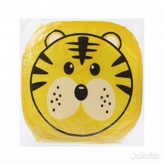 Корзина для хранения игрушек Тигренок 43х43х43 см