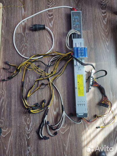 Серверный блок питания для майнинга hp dell 2450w
