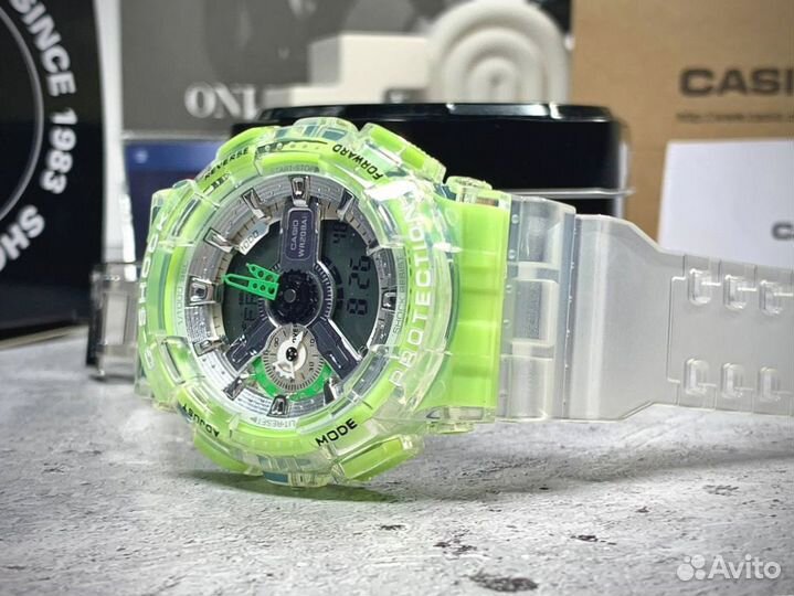 Часы G-Shock 110 зеленые