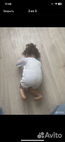 Кукла реборн 60 см мальчик