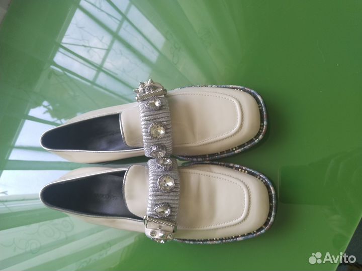 Лоферы женские бу. Размер 35