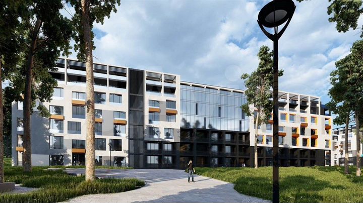 Апартаменты-студия, 28,4 м², 1/6 эт.