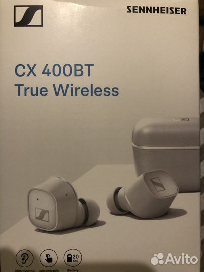Беспроводные наушники sennheiser cx400bt