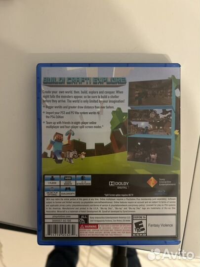Minecraft ps4 rus