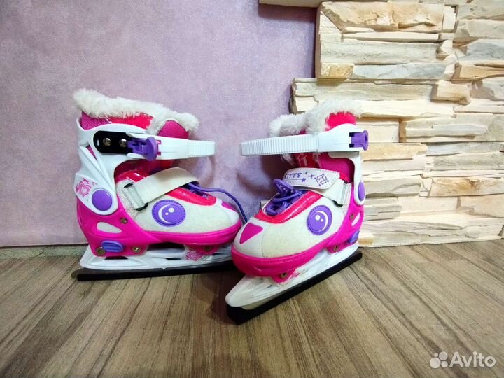 Коньки фигурные детские раздвижные