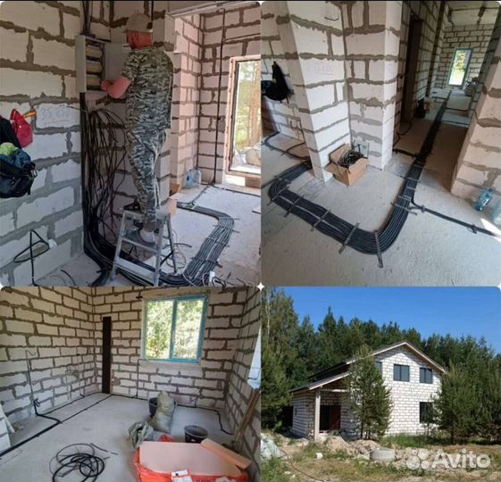 Электрик. Монтаж электрики с гарантией 3 года