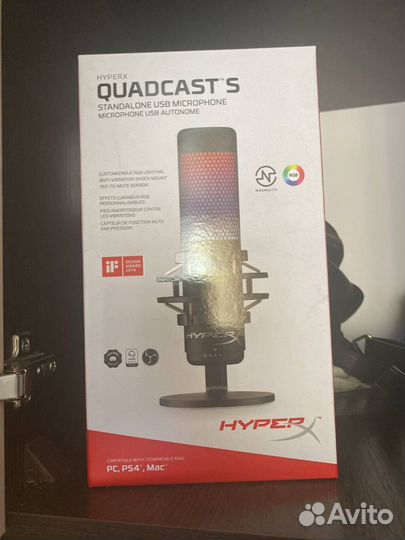 Микрофон HyperX QuadCast S