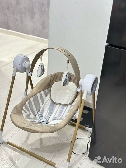Детские электронные качели для новорожденных