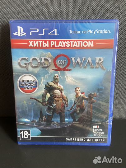God of war ps4 новый запечатанный