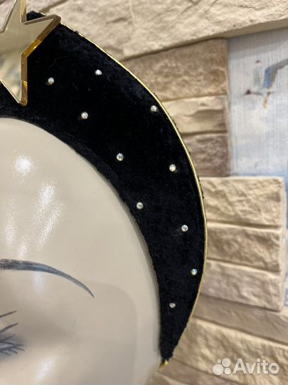 Ободок со звездой кокошник вечерний