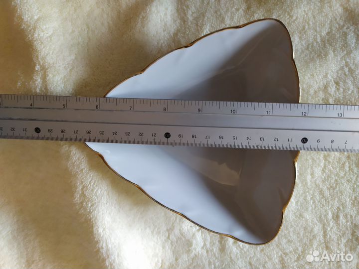 Салатник фарфоровый СССР лзфи