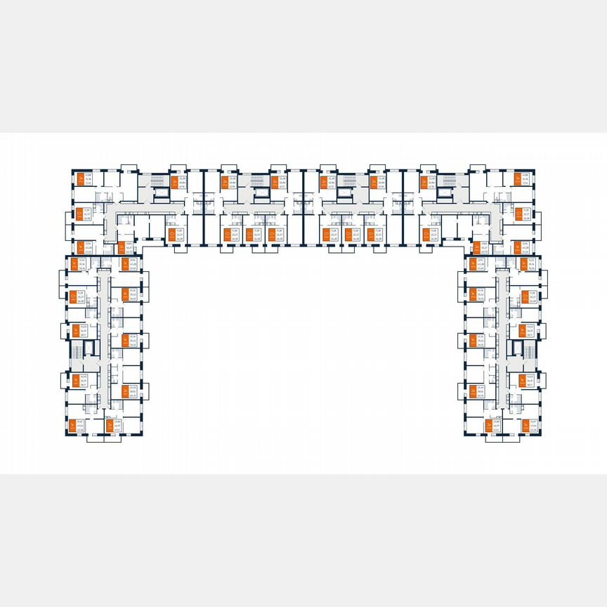 2-к. квартира, 60,7 м², 7/9 эт.