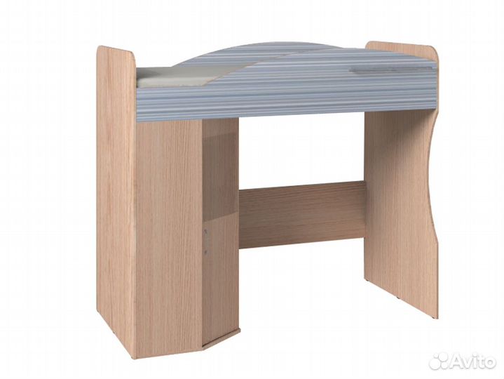 Кровать-чердак со шкафом детская комната