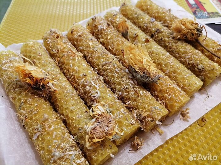 Свечи из вощины