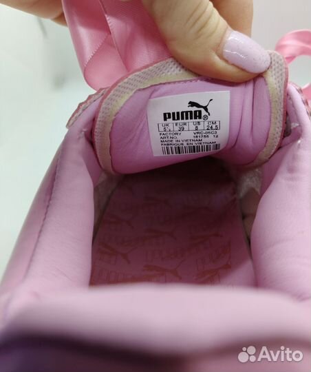 Лаковые кроссовки puma