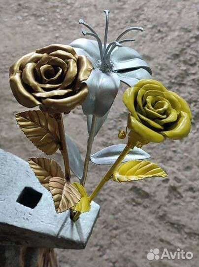Цветы художественная ковка