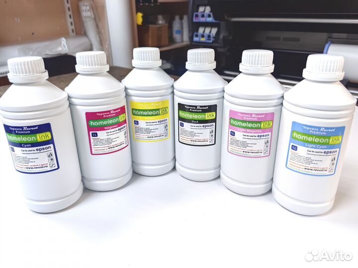 Чернила 1 литр epson 673 / 664 оригинал качество