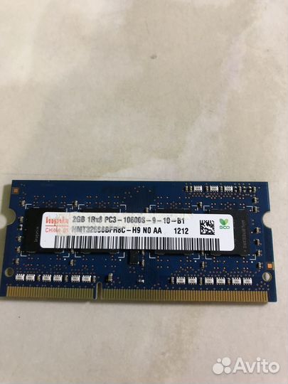 Оперативная память ddr3 для ноутбука 4gb 2gb 1gb