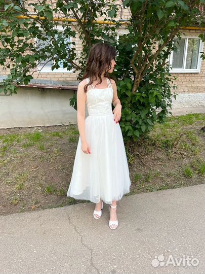 Свадебное платье, платье на выпускной 40