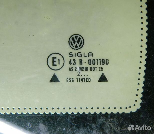 Стекло кузовное левое VW Passat B3 универсал