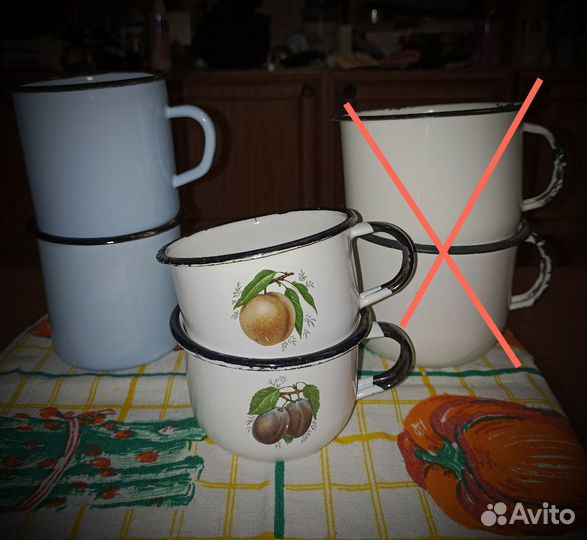 Эмалированная кружка СССР