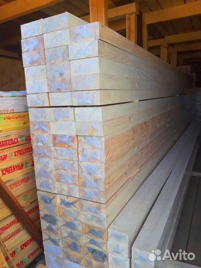Качественный брус, камерная сушка, сосна, разные с