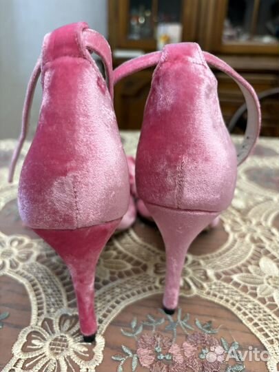 Бархатные туфли