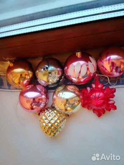 Елочные игрушки СССР одним лотом
