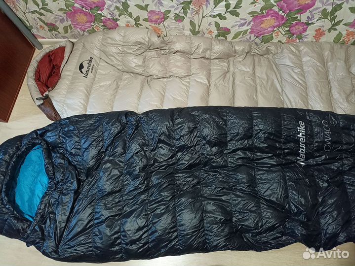 NatureHike пуховой спальный мешок, новый