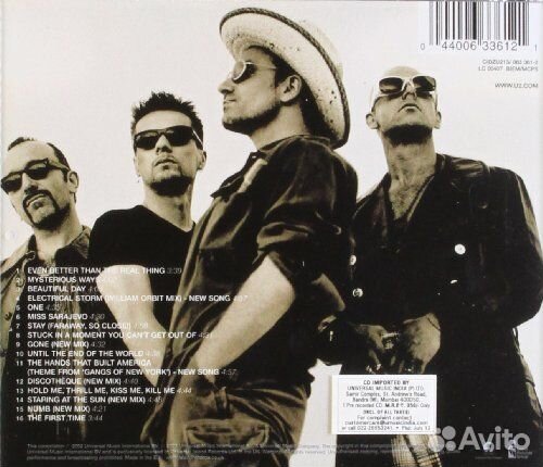 U2 - The Best Of 1990 - 2000 (1 CD)