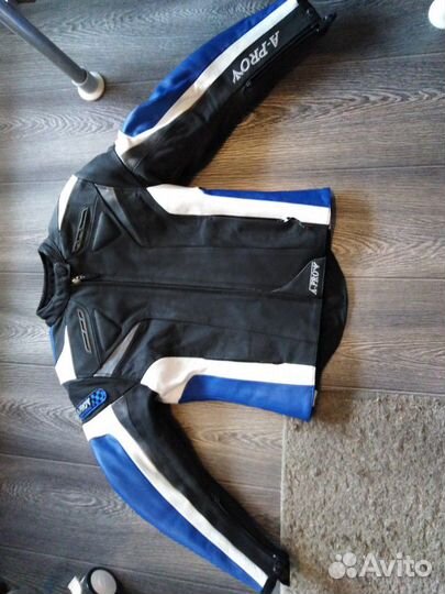 Кожаная мотокуртка A-Pro Arrow Leather Jacket Blac