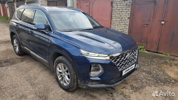 Hyundai Santa Fe 2.2 AT, 2019, 76 000 км