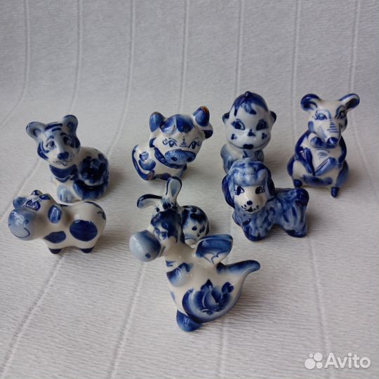 Фигурки гжель статуэтка